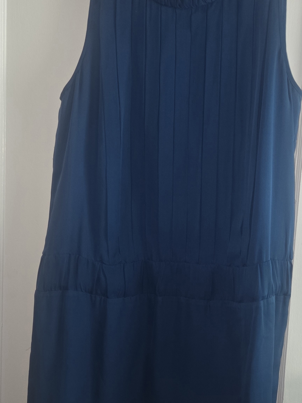 Banana Republic, Size 14 Sleeveless Pleated Teal Dress